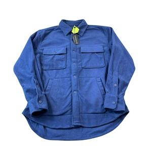 Goodlife Blue Dual Pocket Utility Snap Fleece Short Size Small NWT 178$ Polartec